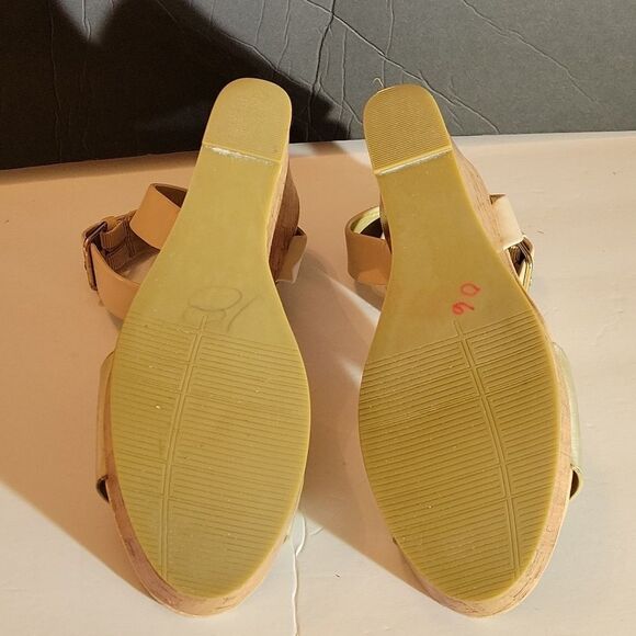 SEVEN DIALS  ANKLE STRAP OPEN TOE WEDGE STYLE HEEL SANDAL G1 - Picture 11 of 14